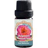 Flora Aromatics Bulgarian Damask Rose Essential Oil, 100% Pure Therapeutic Grade (Undiluted Natural) 0.33 FL.OZ/ 10ml