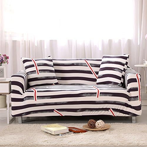 Floral Printed Sofa Cover ,Elastic Anti Wrinkle Couch Covers , Anti-Slip 1/2/3/4 Seater Sofa Slipcover Stretch Fabric Soft Furniture Protector Cover Fit Many Popular Sofas By Miller00