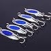 Sougayilang Fishing Lures Saltwater Freshwater Spinner Spoons Tackle Baits