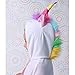 Storybook Wishes Little Girls White and Rainbow Unicorn Hooded Cape