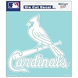 St Louis Cardinals MLB Vinyl Die Cut Window Decal Auto Car Logo White Sticker 8x8 Sticker Baseball Licensed Team Logo