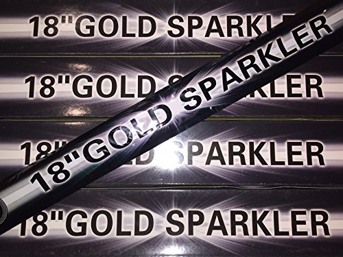 Celtic Fireworks 200 x 18inch (45cm) Large Gold Sparklers - Pack of 200