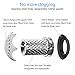 YZHI Drain Hair Catcher Shower Drain Hair Trap Shower Drain Tub Sink Drain Strainer 4 Compatible Rubber Rings (1-Set)