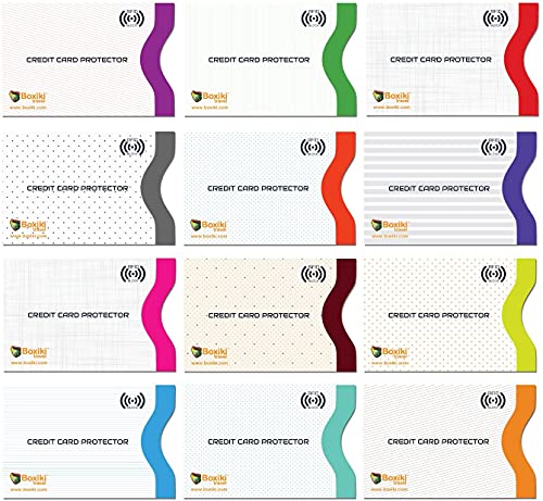 Boxiki Travel Money Belt with RFID Sleeves Set - Secure Travel Pouch and RFID Card Holder to Protect Cash, Credit Cards and Travel Documents for Men and Women