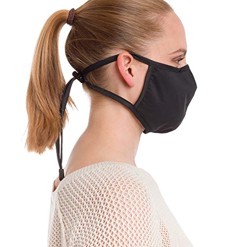 Mambe ReUsable Fabric Face Mask, Adjustable and Easy on the Ears