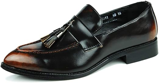 Amazon Com Hishoes Men S Tassel Rope Oxford Slip On Loafer Pu
