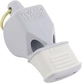 Fox 40 CMG Whistle with Cushioned Mouth Grip, White