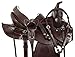 AceRugs Brown Saddle Western All Purpose Pleasure Trail Riding Horse TACK DEEP Comfy CUSH SEAT Full Quarter Bars (Brown Dark, 17)thumb 1