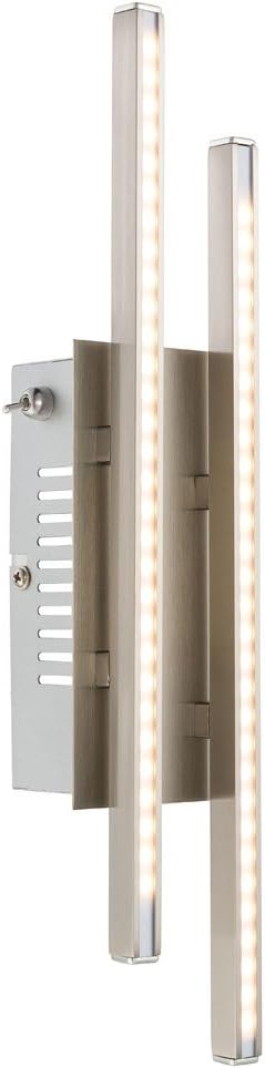 LED Wand Leuchte Wohn Schlaf Zimmer Beleuchtung Flur Lampe silber Globo