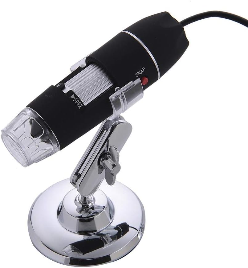40 to 1000x Magnification Endoscope, LED USB Digital Microscope Mini Camera with Metal Stand