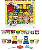 EXCLUSIVE Play-Doh Marvel Super Smash-Up with Can-Heads - 15 Favorite Marvel Super Heroes and Villains Reimagined as Play-Doh Cans