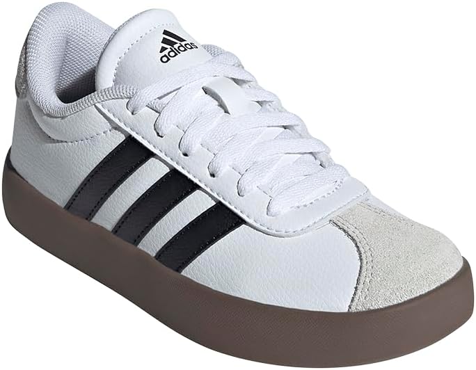 Unisex Kids VL Court 3.0 Cloud White/Core Black/Grey One 2.5 UK 35 EU