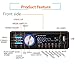 GeMoor Car Stereo Receiver with Bluetooth In-Dash, Single Din Car Radio, MP3 Player/USB/SD/AUX/FM Radio, Wireless Remote Control