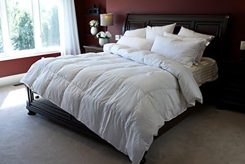 400 Thread Count Hand Selected, Canadian Hutterite White Goose Down Duvet/Comforter - 725+ Fill Power (4 Seasons, King)