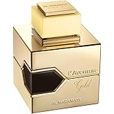 Al Haramain L'Aventure Gold for Women Eau de Parfum Spray, 3.40 Ounce (NEW 2022 Launch)