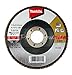 Makita 10 Pack - 40 Grit Flap Disc For Grinders - Aggressive Conditioning For Metal, Stainless Steel & Non-Ferrous - 4-1/2