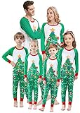 Matching Family Christmas Pajamas Boys Girls Tree Jammies Size 8