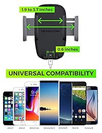 Universal aire ventilación coche teléfono soporte   2019 actualiza versión por Mongoora   para cualquier sostenedor del teléfono Smartphone   coche soporte para teléfono celular   ventilación   montaje de ventilación del coche   soporte de montaje de vent
