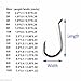 Black Octopus Fishing Hooks, 100pcs Catfish Circle Hooks, High Carbon Steel, Long Shank, Freshwater Saltwater