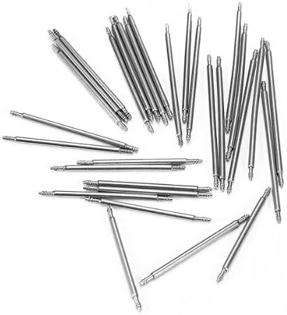 30pcs 23-37mm Double Flange Watch Band Strap Link Pin Spring Bar by PracSpon