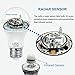 Motion Sensor Light Bulb 7W Radar Sensor Bulbs Dusk to Dawn E26 Medium Base Soft White 2700k LED Motion Activated Bulb Auto On/Off for Indoors Outdoors by LUXON