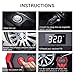 Audew Portable Air Compressor Pump, 12V Digital Tire Inflator, 150 PSI Tire Pump for Car, Motorcycle, Bicycle and Other Inflatables