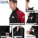 Nomad Motorcycle Jacket for Men, Ironborn Biker Jacket, Cruiser Sportsbike Enduro Mens Riding Jacket with Armor Protection (Large, Red)