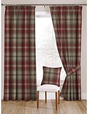 Mcalister Textiles Angus Luxury Highland Tartan Curtains Pair
