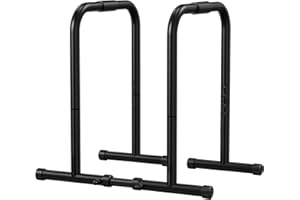 VINITLY Dip Station Functional Heavy Duty Dip Stands Fitness Workout Dip bar Station Stabilizer Parallette Push Up Stand