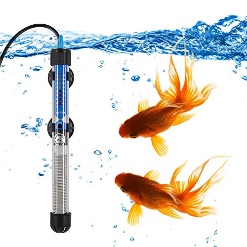 Mylivell Aquarium Heater Submersible Auto Thermostat Heater,Fish Tank Water Heater and Adjustable Temperature with Suction Cup-300W