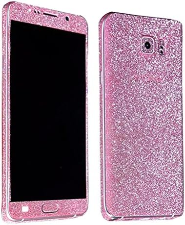 Just Mode(TM)Glittering Style Full Body Bling Glitter Diamond Film Sticker Case Cover Protector for Samsung Galaxy Note5-Rose