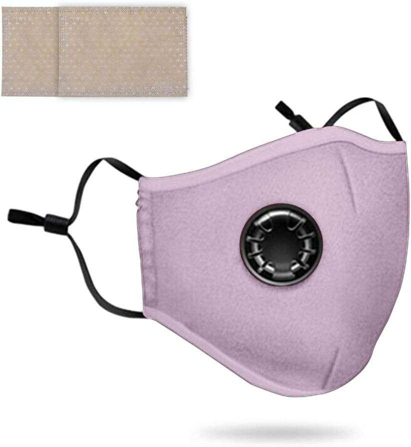 Anti Dust Mask with Filter, Face Mouth Mask,Reusable Washable Outdoor Unisex Mask, Filtered Anti-Pollution Facemask