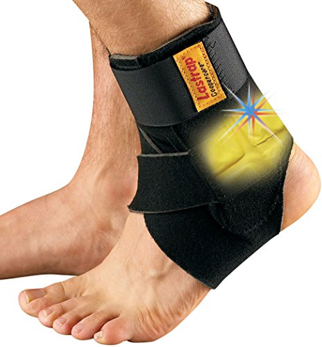 [- Lastrap Ankle Support with Thermovibe Cool/Warm Pad. Ideal for weak and sprained ankles and Achi