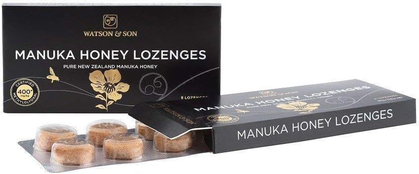 Global By Nature (Xynergy Heal | Watson & Son Manuka Honey Lozenges Cdu 12+ MGS (400+ Mgo) | 8 x 8pk (UK)