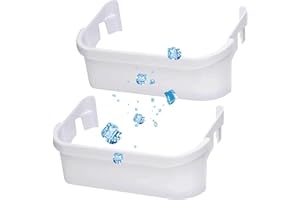 SENMEDO 2 PACK 240351601 Refrigerator Freezer Door Bin Door Side Shelf Compatible with Kenmore Frigidaire Refrigerator