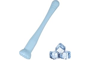 uxcell Cocktail Muddler, 9 Inch PP Drink Muddler Bar Accessories Tools Ice Crusher for Home Party Cocktail Fruit Drinks, Blue