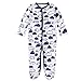 Exemaba Baby Footed Pajamas Boy-3 Packs Newborn Infant Sleeper Cotton Soft Romper, Boys Set, (Tag 12M) 10-12 Months