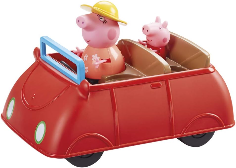 peppa pig big red car