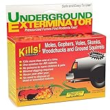 Underground Exterminator Mole and Gopher Killer - Car Exhaust Pipe Attachment to Gas and Exterminate Rodents Humanely - Kills Moles, Gophers, Skunks, Rats, Snakes and all Outdoor Underground Pests