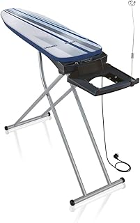 Leifheit Bügeltisch Air Active Express M für schnelles Bügeln, Bügelbrett zum Bügeln ohne Falten, Bügelbrett für Dampfbügelstationen für glatte Wäsche