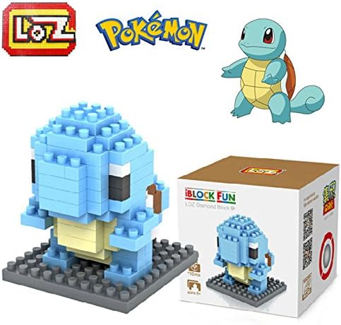 LOZ Anime Pokemon Squirtle Nano Block Diamond Mini Building Toys Pocket Monster
