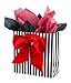 Hallmark Signature Large Valentine's Day Gift Bag with Tissue Paper (Red Bow)