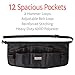 ROBUST Tool Belt Heavy Duty Workshop Tool Waist Apron - Waxed Canvas Tear Resistant Adjustable Tool Pouch 12 Pockets Technician’s Handyman Tool Holder, Deluxe Organizer