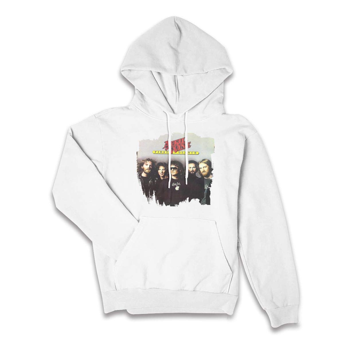 Erman Color Name Comfortable April Wine Music Band Pullover Hooded Shirts With Pocket 