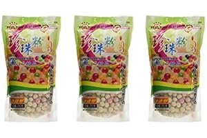 Wufuyuan - Colorful Tapioca Pearls 8.8 Oz (Pack of 3)