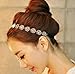 CJESLNA 1PC Magic Sweet Lady Hollow Rose Flower Elastic Hair Band Headband For Girls