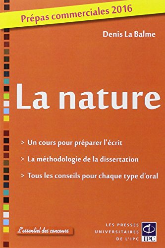 La nature : prépas commerciales 2016 by (Paperback)