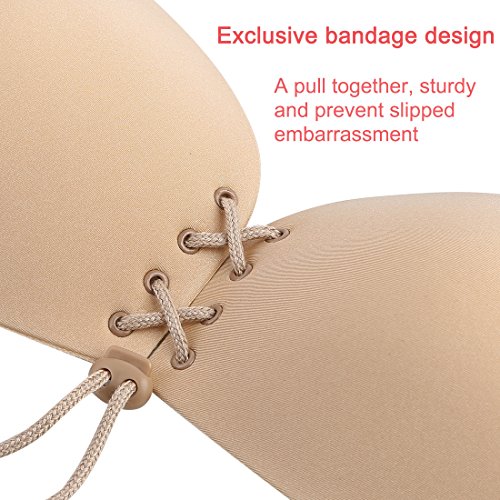 Adhesive Bra, Strapless Bra, Sticky Bra Self Adhesive Backless Invisible Cup D Buy