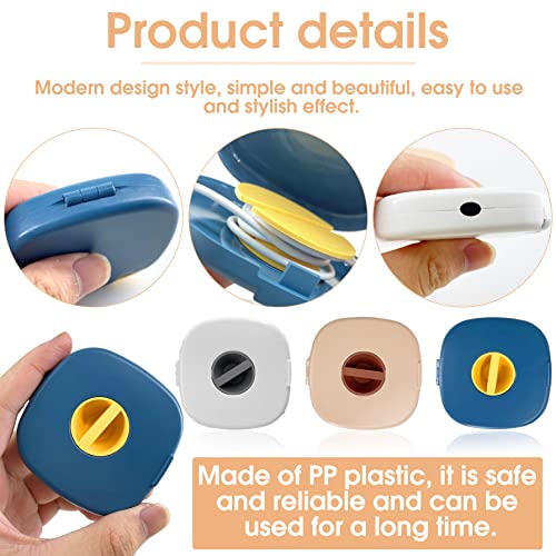 Aiishow Cable Management Retractable Cord Organizer, 3 Pieces Compact