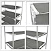 Oanon 10 Tiers Shoe Rack Easy Assembled Non-woven Fabric Shoe Tower Stand Sturdy Shelf Storage Organizer Cabinet